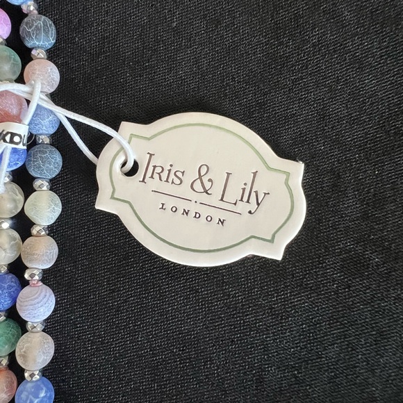 Agate and Hematite Necklace and Bracelet Set - Picture 6 of 6